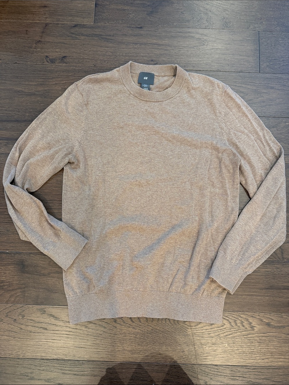 H&M Men’s Crewneck Sweater in Beige Size Medium - C27-125